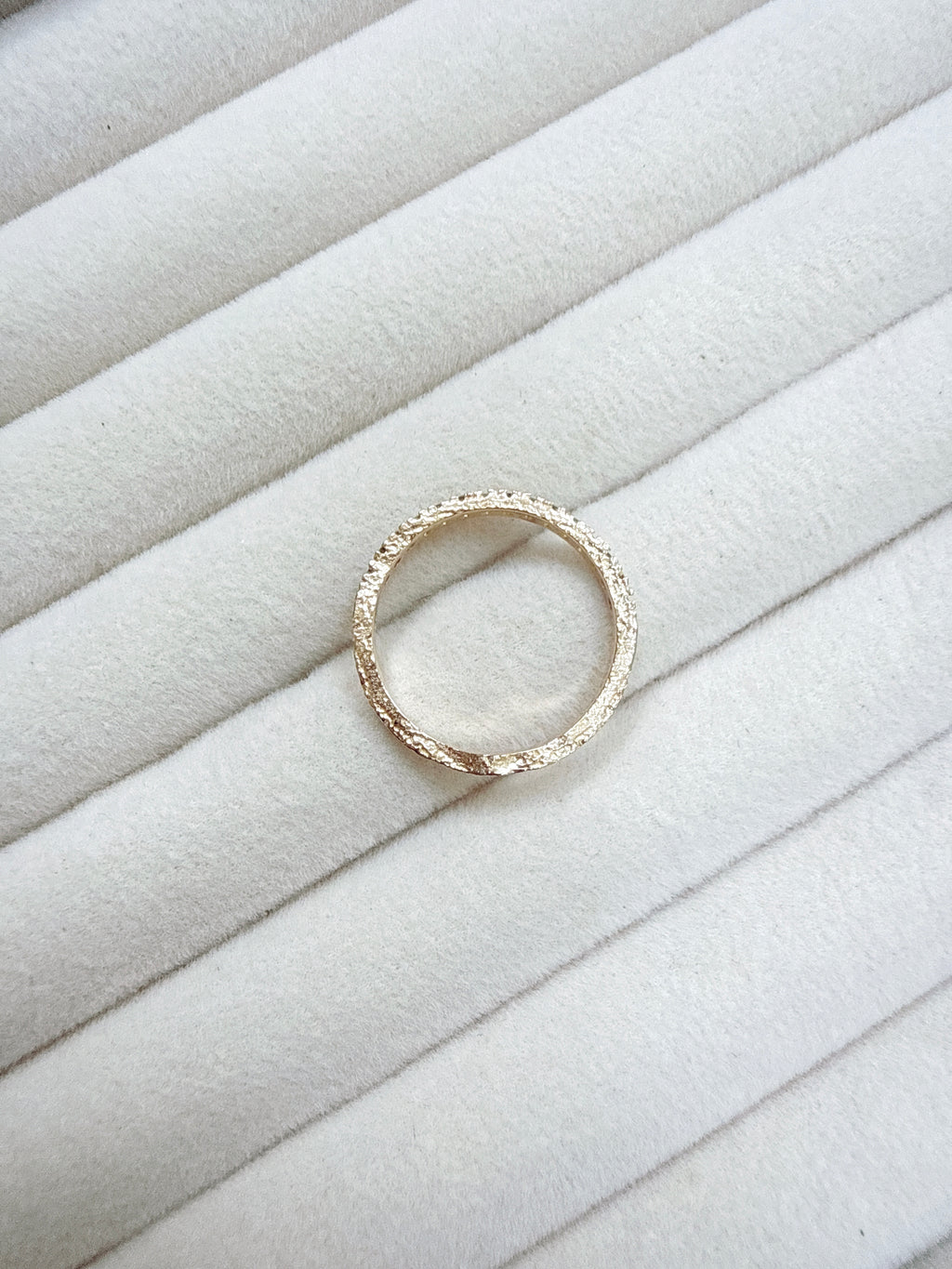 18K Gold Vermeil – Moldavite Faceted Ring