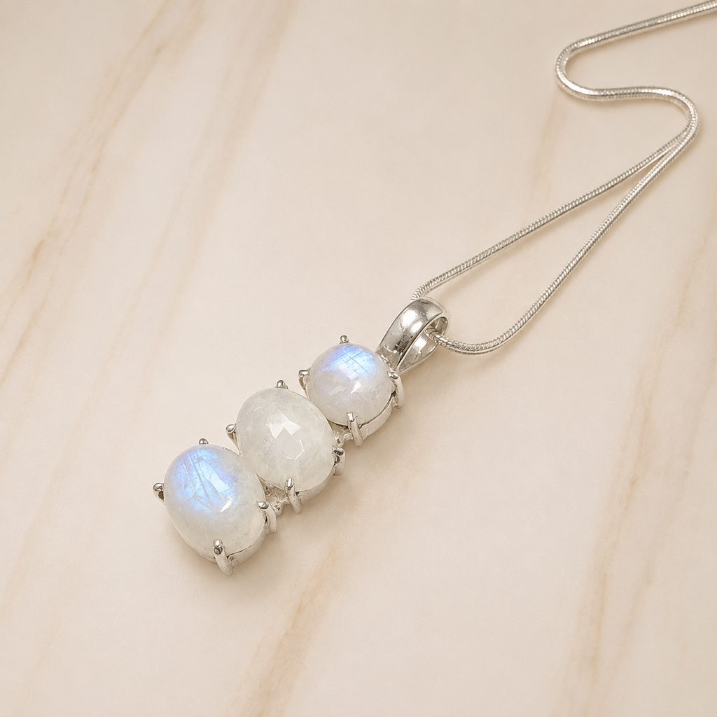 Rainbow Moonstone Pendant