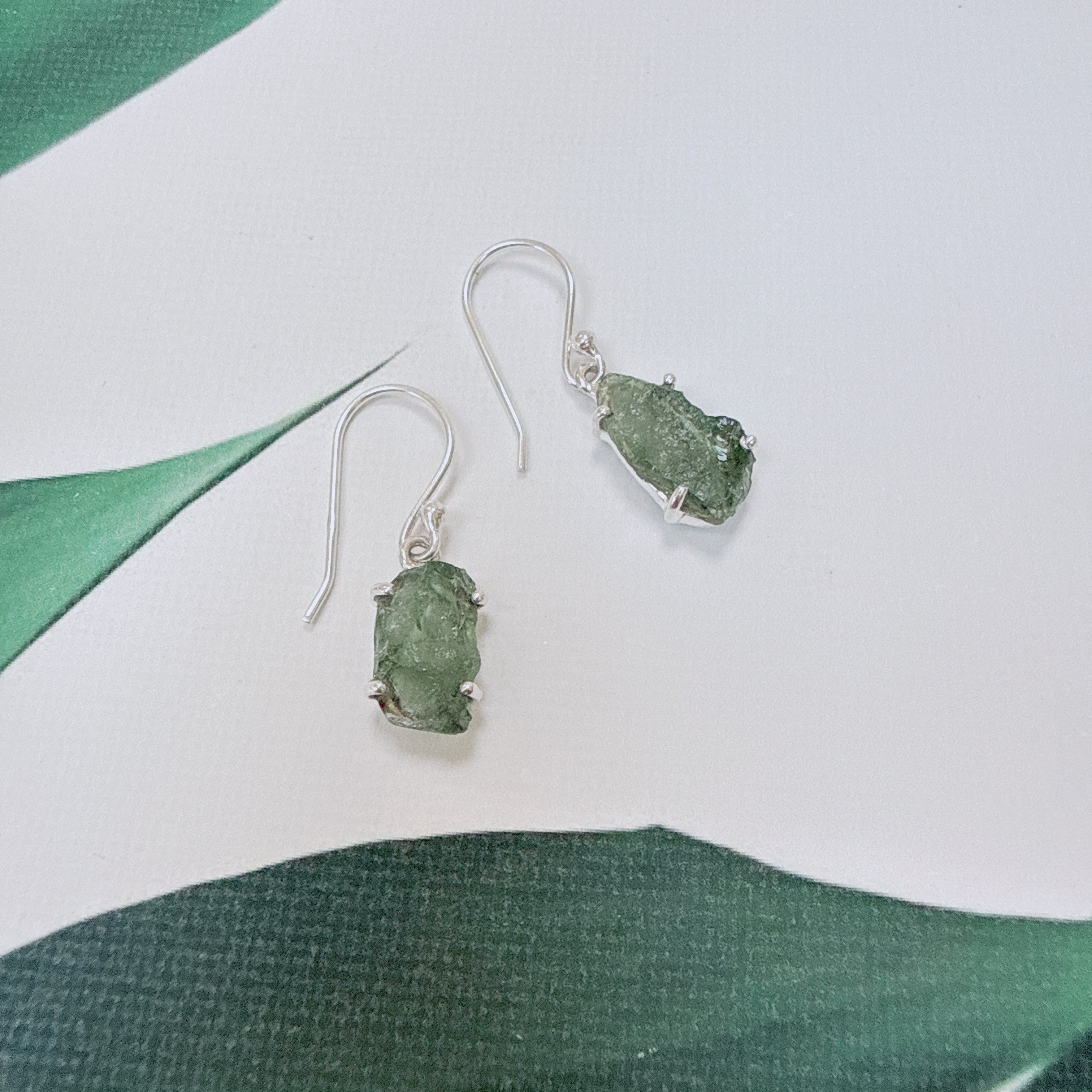 Moldavite Earrings