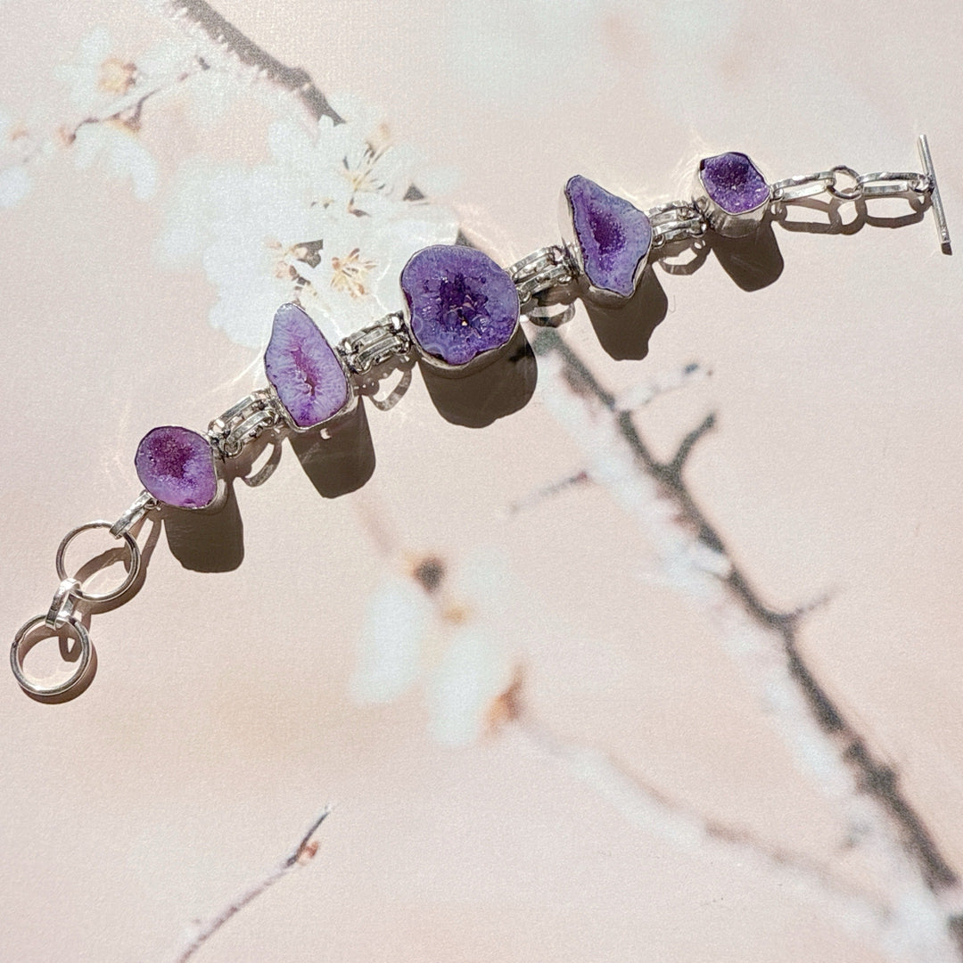 Agate Geode Bracelet