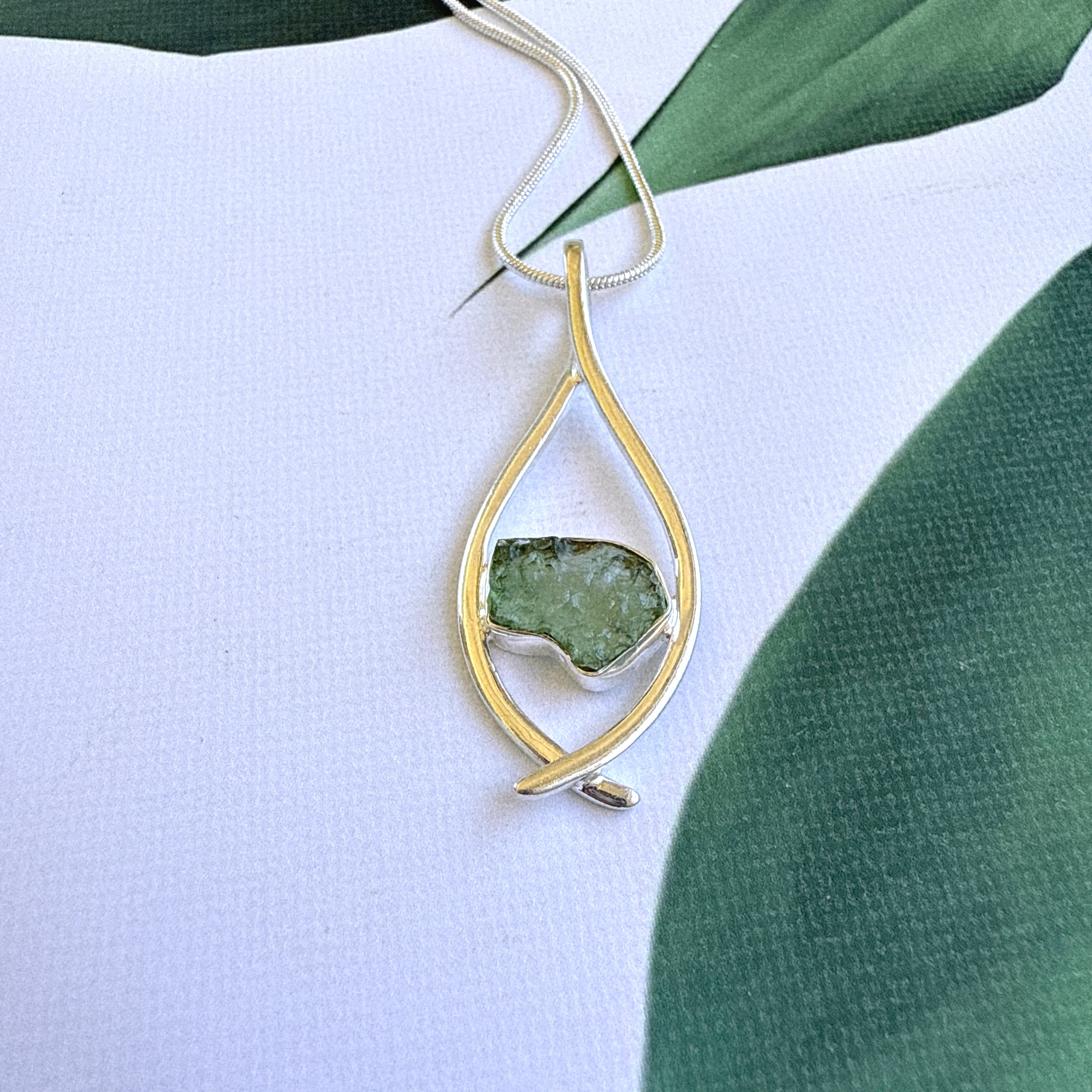 Moldavite Pendant