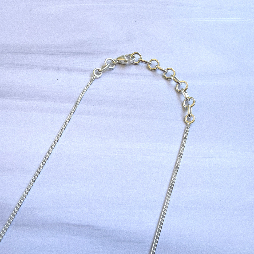 Moldavite, Herkimer Diamond & Meteorite Campo Del Cielo Necklacef