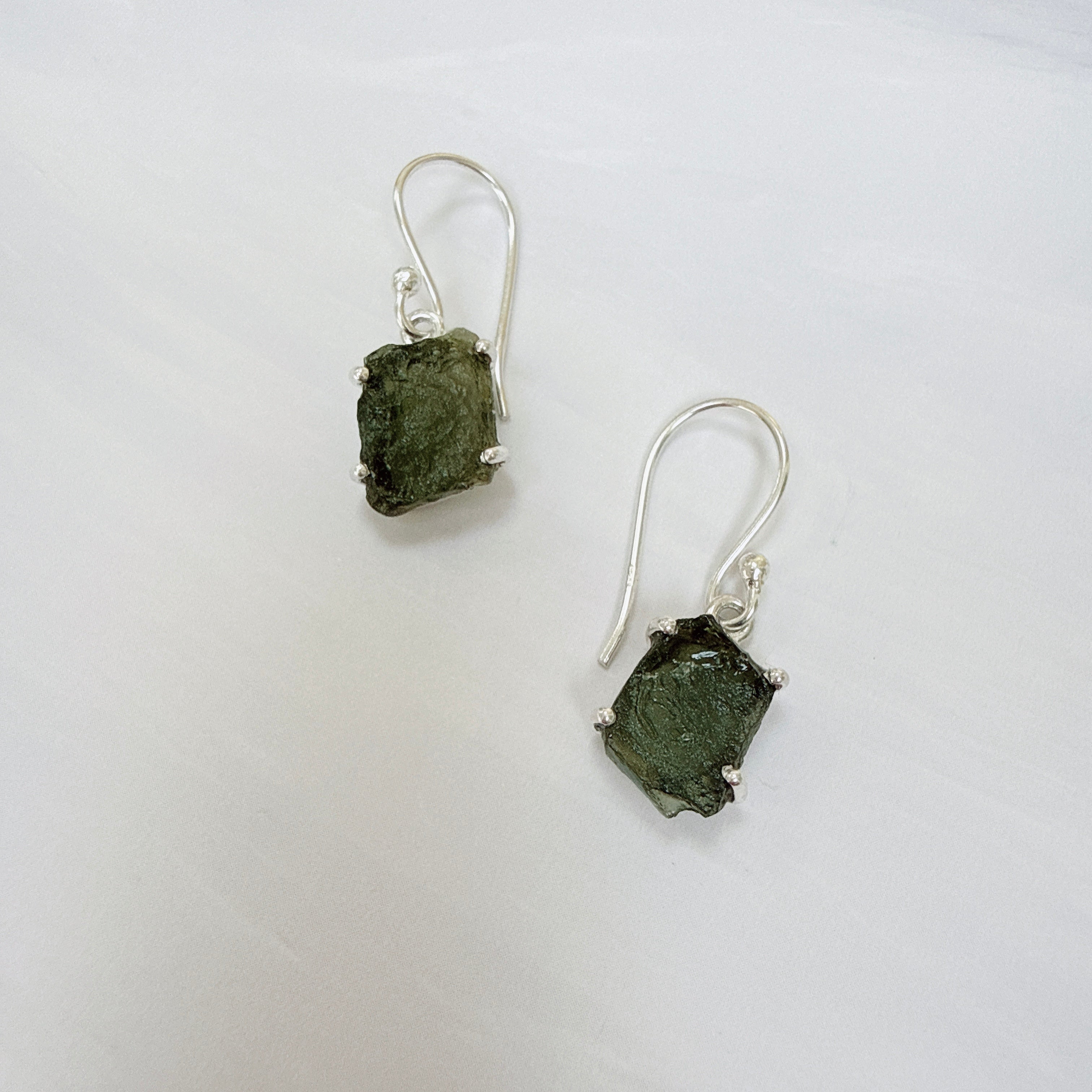 Moldavite Earrings