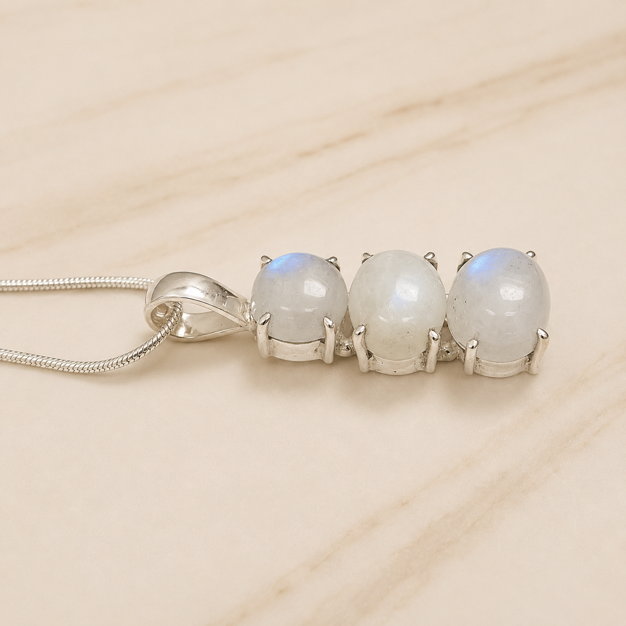 Rainbow Moonstone Pendant
