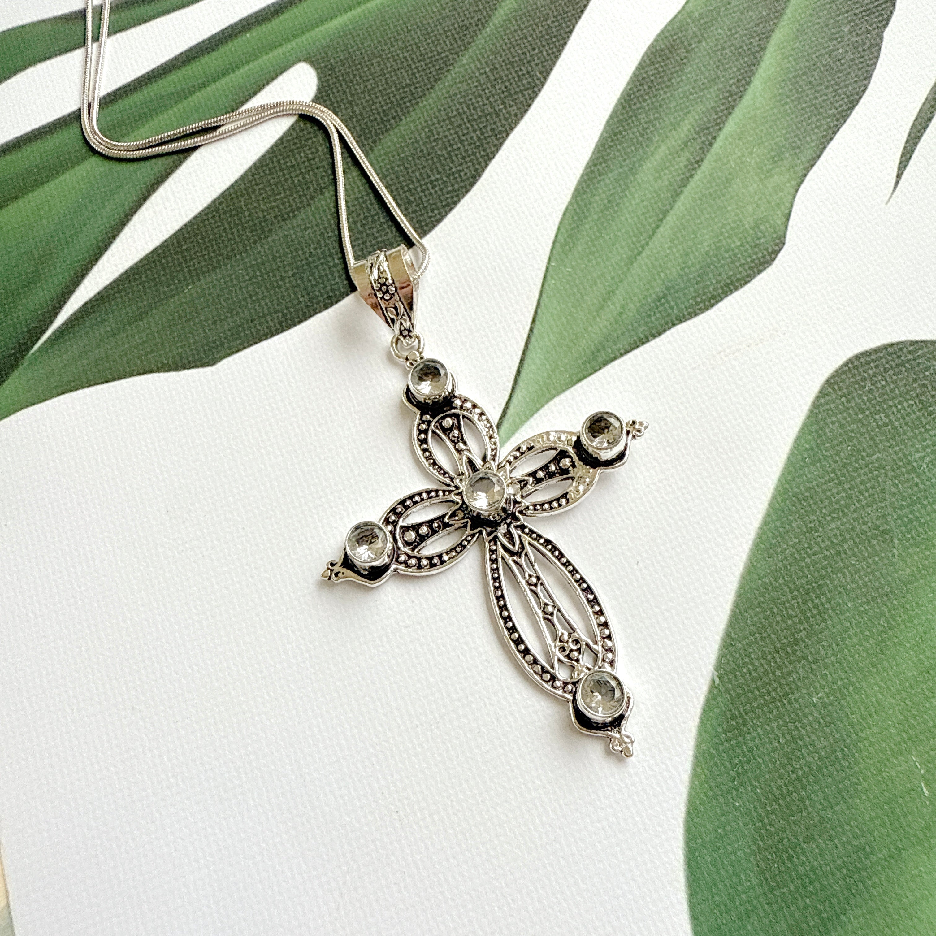 White Topaz Pendant
