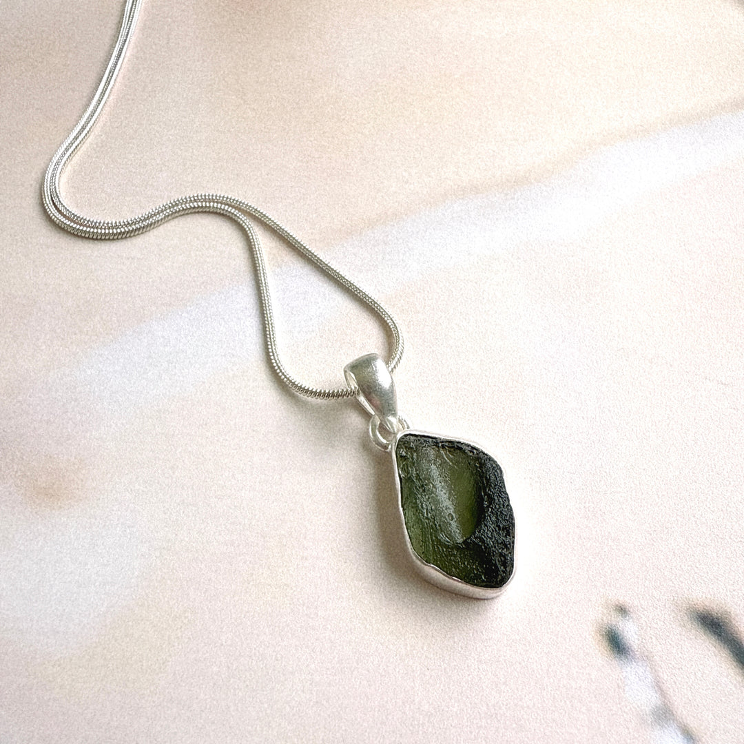 Moldavite Pendant