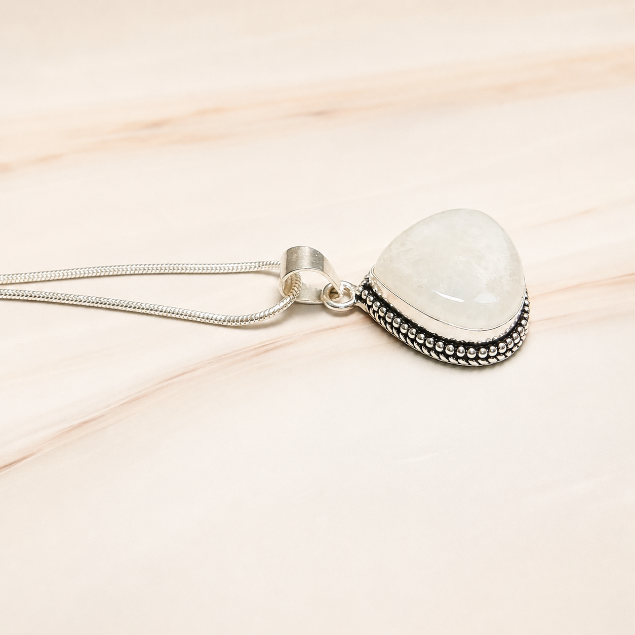 Rainbow Moonstone Pendant