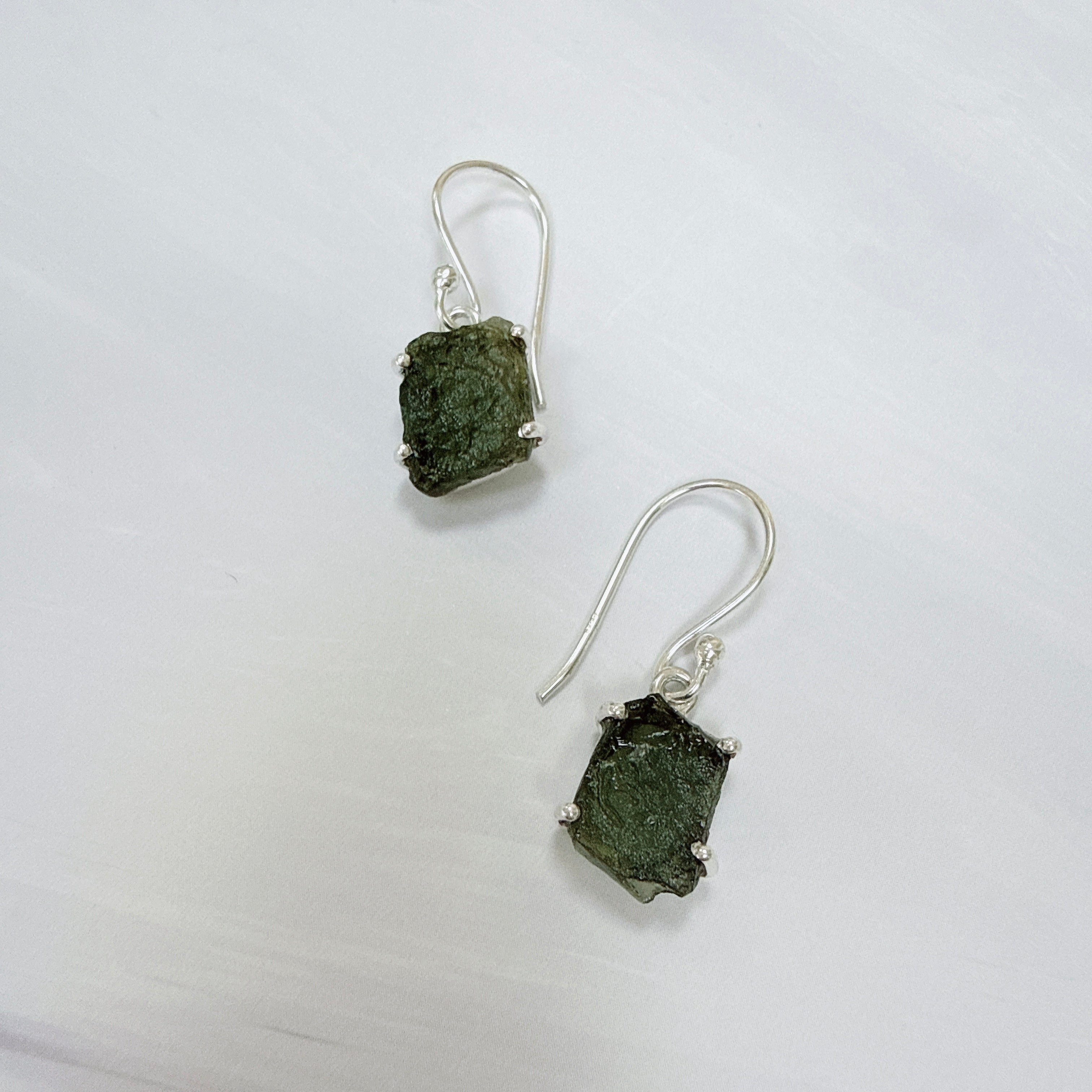 Moldavite Earrings