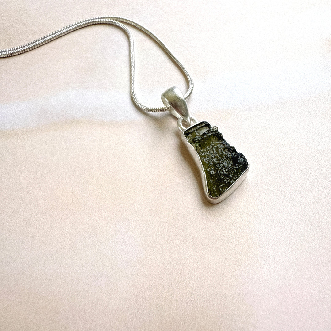 Moldavite Pendant