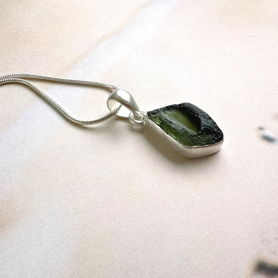 Moldavite Pendant