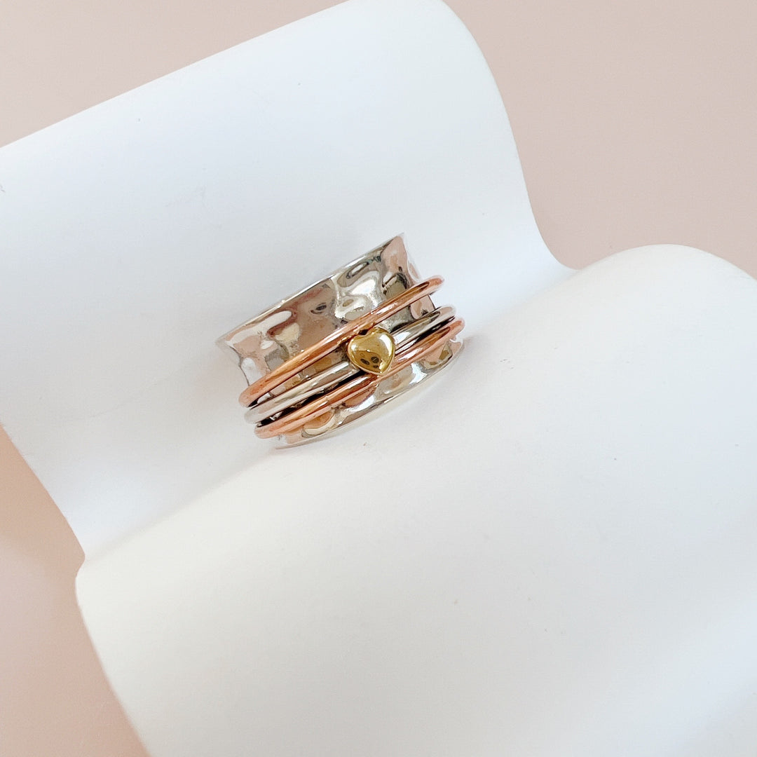 Handmade Meditation Spin Ring