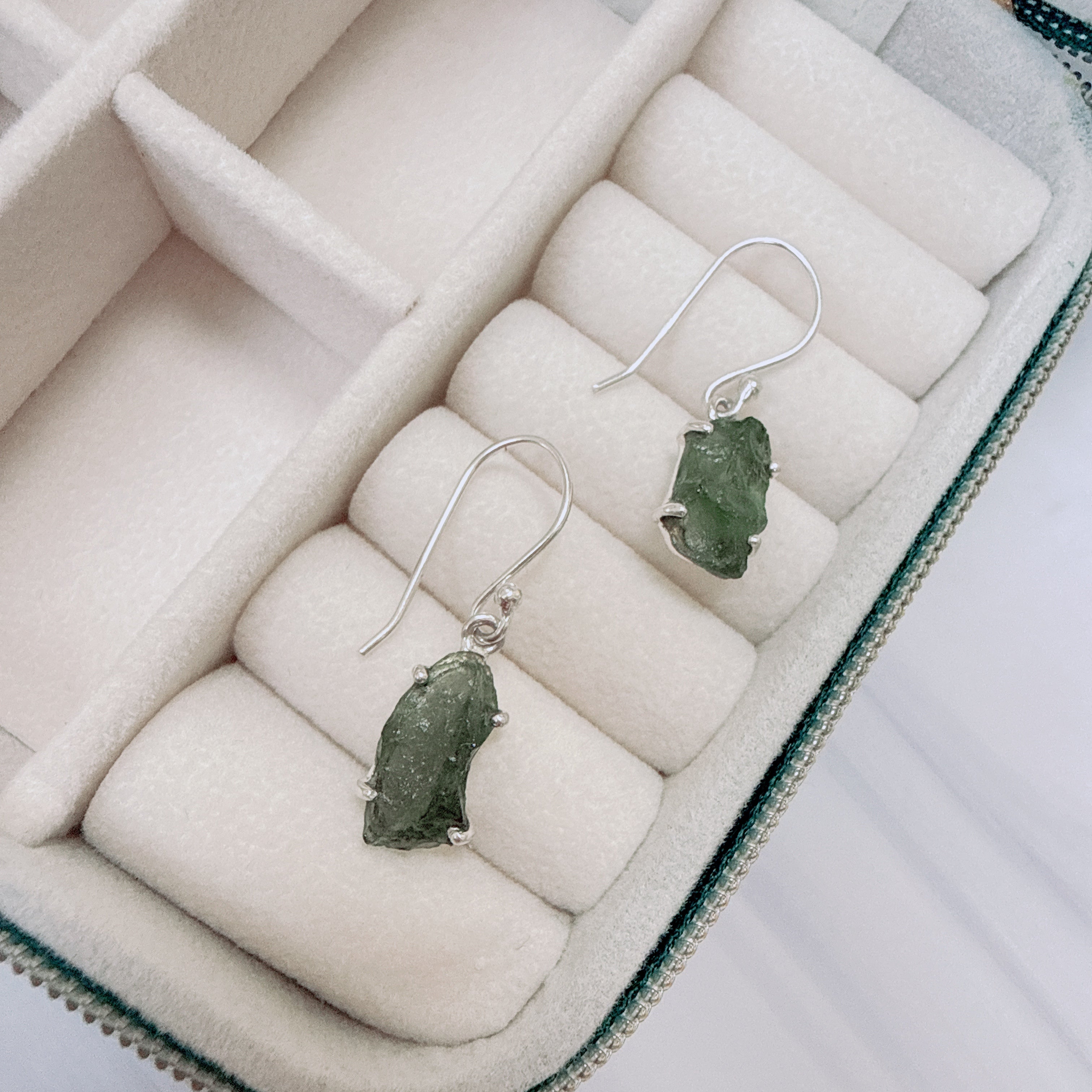 Moldavite Earrings