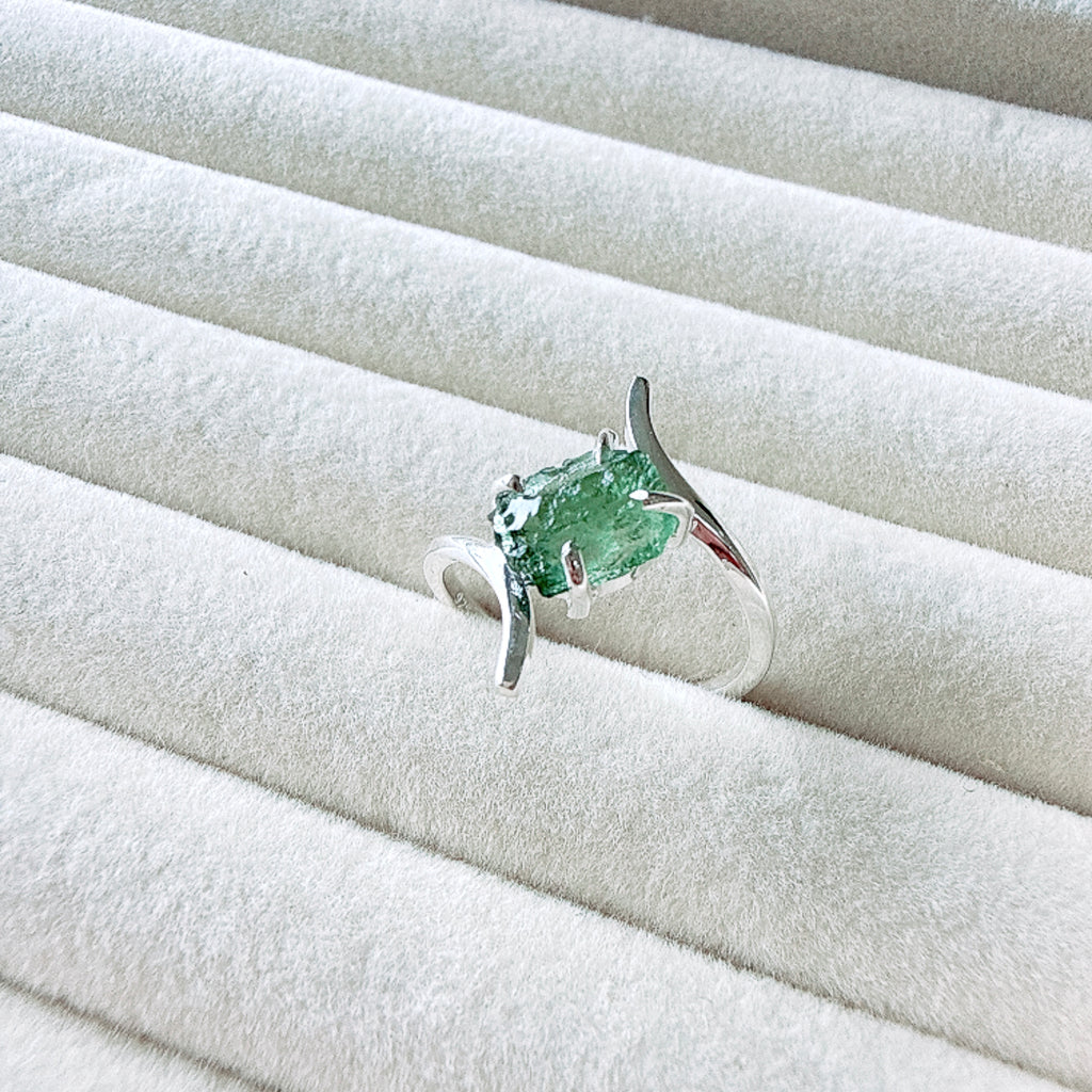 Moldavite Ring