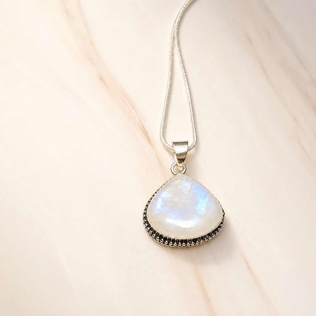 Rainbow Moonstone Pendant