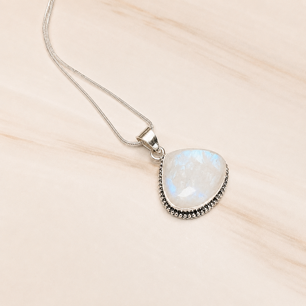 Rainbow Moonstone Pendant