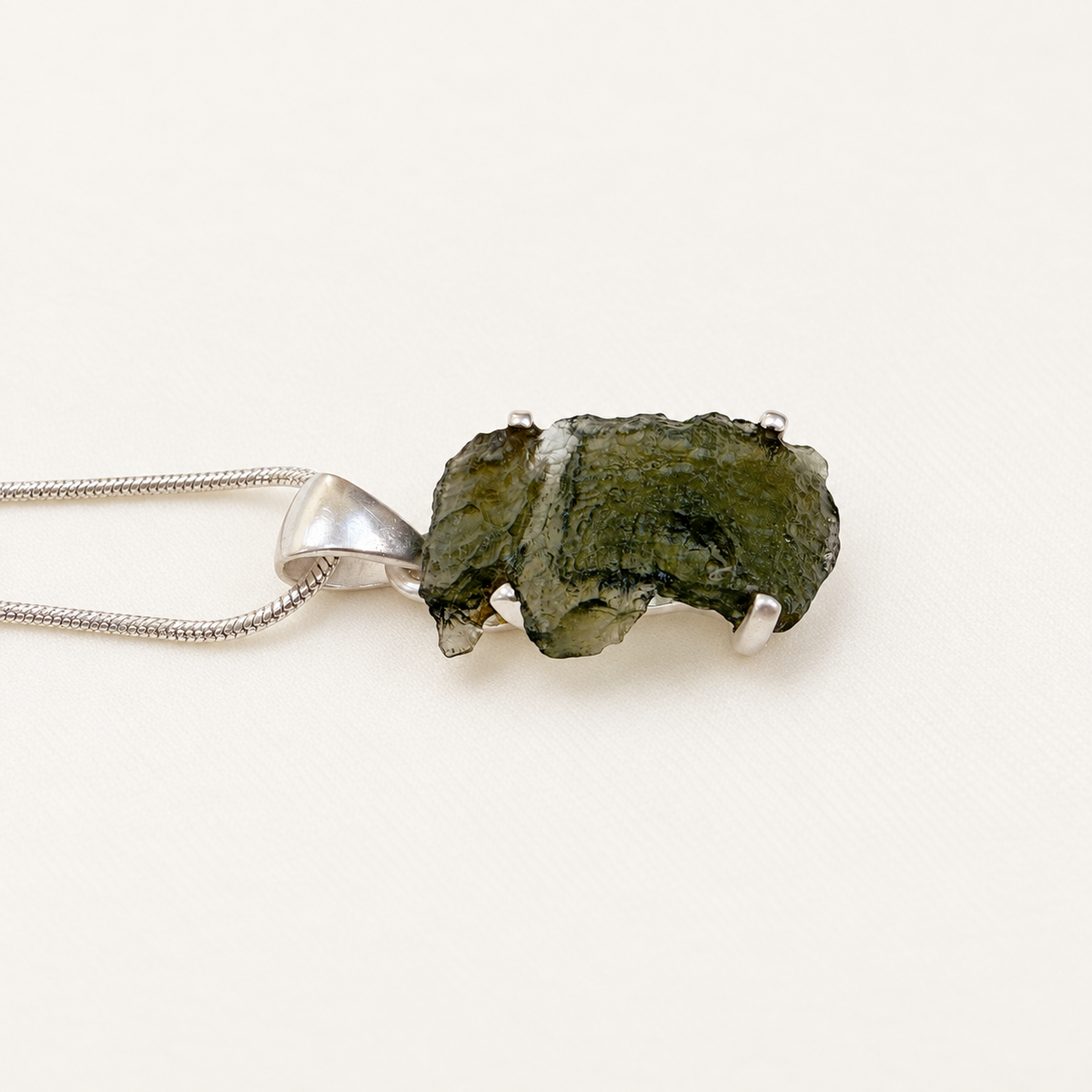Moldavite Pendant