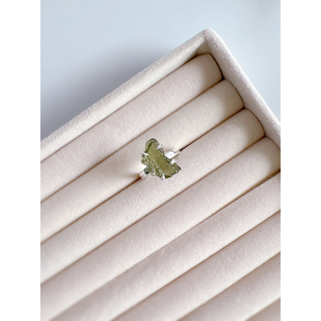 Moldavite Ring